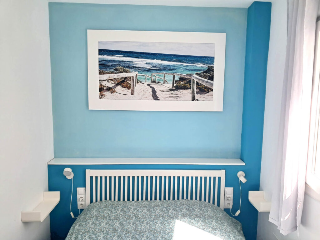 Habitacion matrimonial en el apartamento Malakita en Conil centro