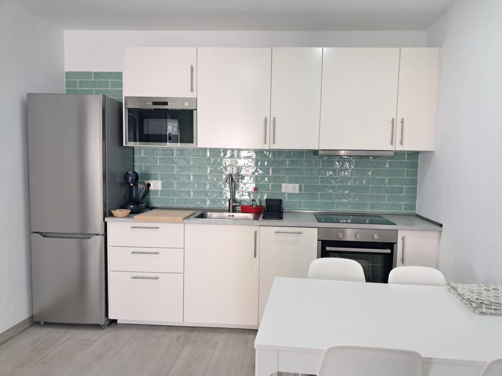 Cocina en el apartamento Malakita en Conil centro