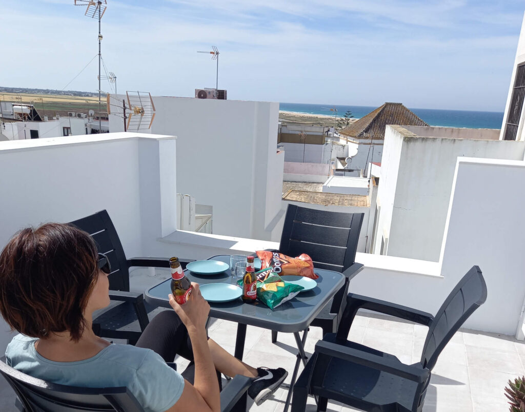 Apartamento El Cuartel en Conil Centro apartamento El Cuartel Conil centro azotea