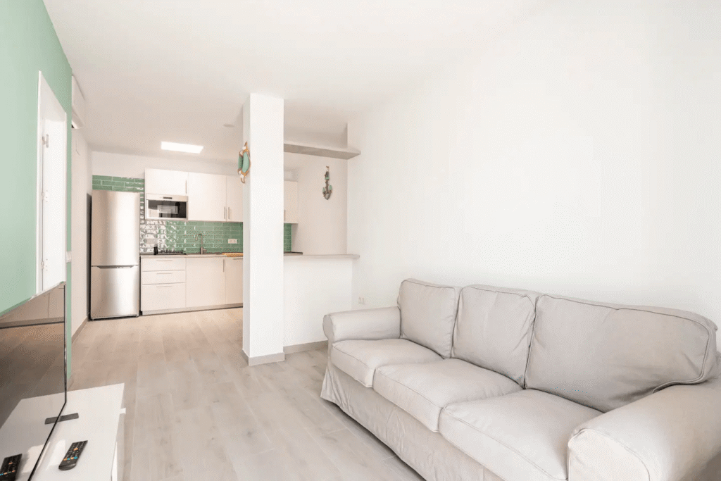 Salon en el apartamento Malakita en Conil centro