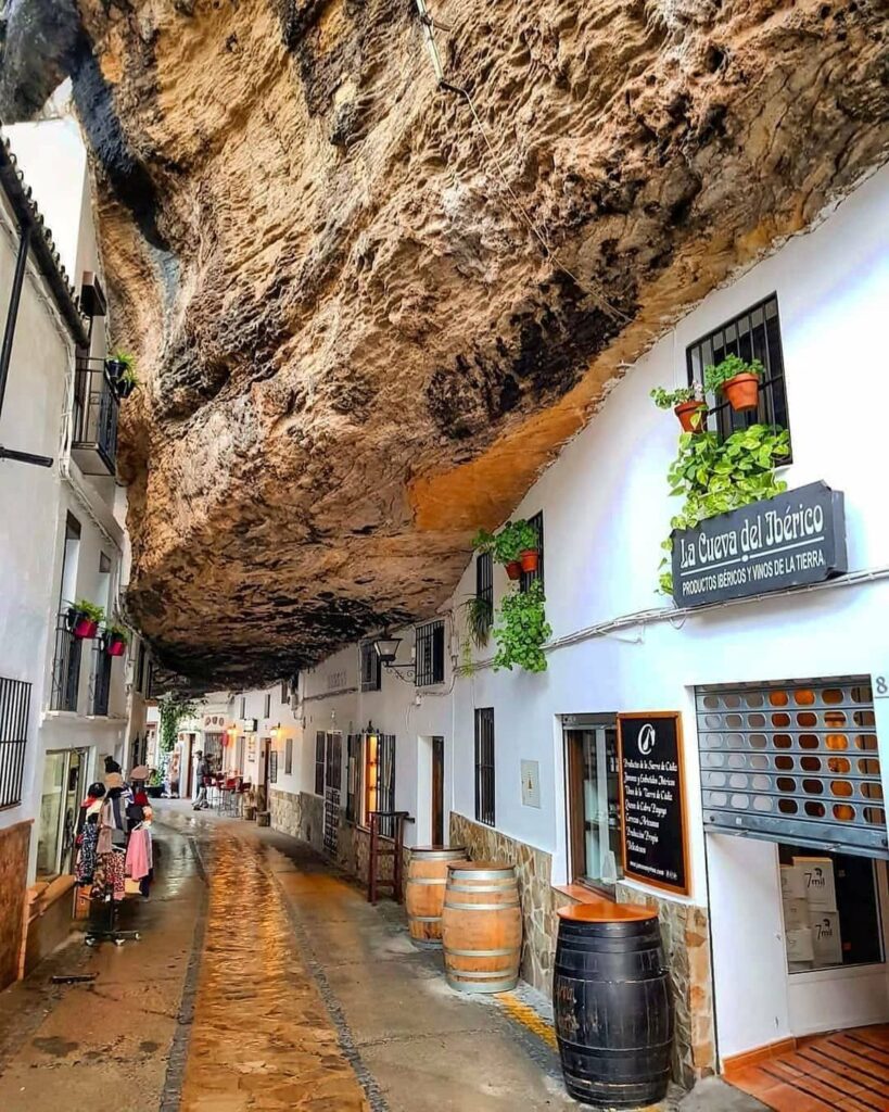 Excursion to the Setenil de las Bodegas from our apartments in Conil